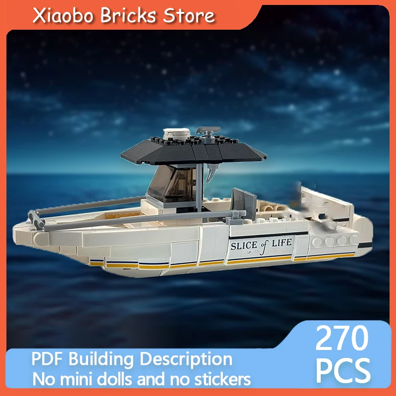 

Волшебная модель фильма MOC, строительный кирпич, Dextero, маленькая лодка жизни, модульная технология, подарок, праздник, сборка, детский игрушечный костюм