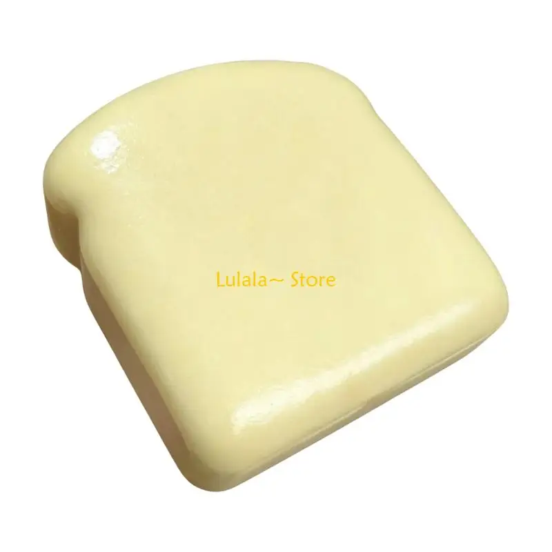 Y4QA Slow Rising Slices Stress Relief Toy Soft Slow Rising Bread Sensory