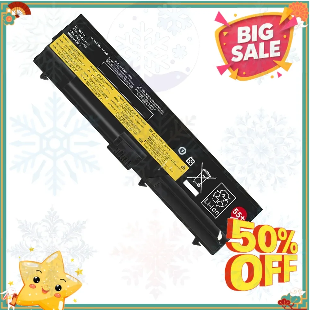 SWZY 42T4791 Laptop Battery for Lenovo ThinkPad E40 E50 E420 E425 E520 E525 L410 L412 L420 L421 L510 L512 L520 2842 SL510 T410 T
