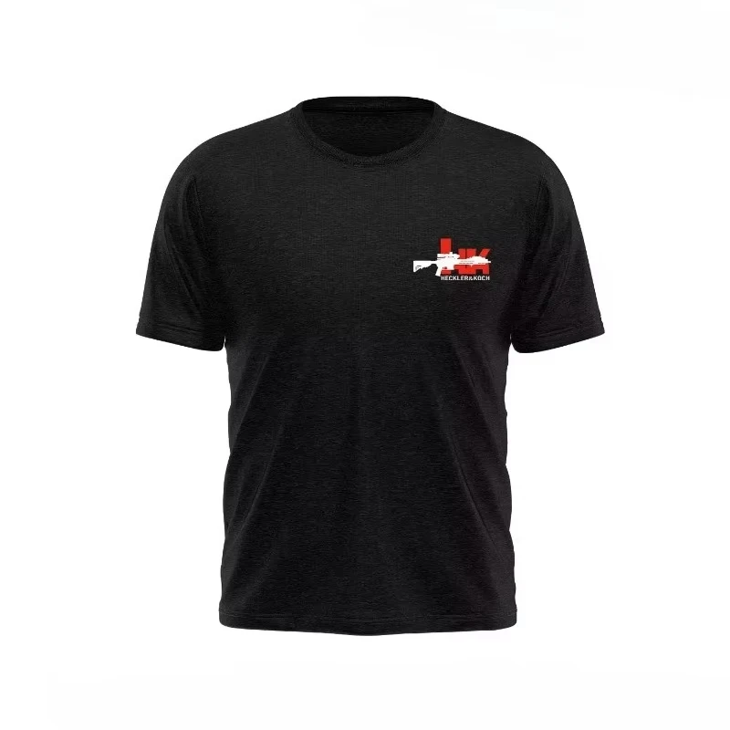 Heckler & Koch HK416 Army Fan Club Outdoor Training Competition Short Sleeve T-shirt Crew Neck 100% Cotton Loose Tops Tee