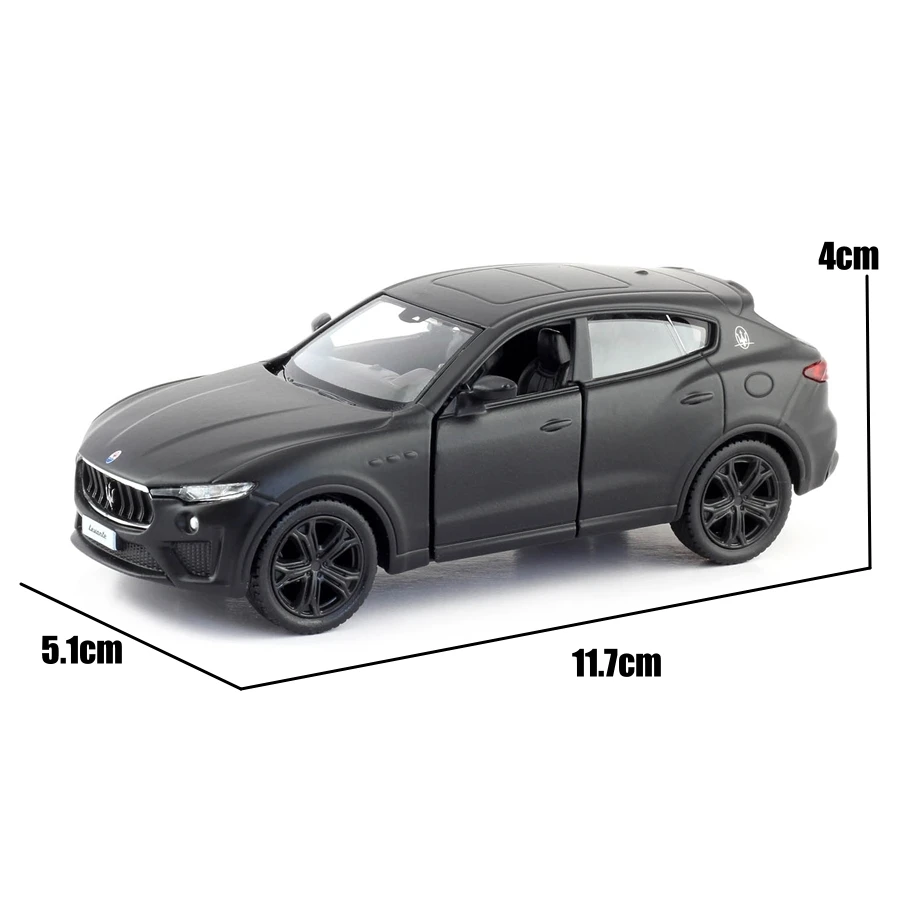 1/36 Maserati Levante GTS SUV Toy Car Model For Children RMZ CiTY 5\'\' Diecast Sport Miniature Pull Back Collection Gift For Kid