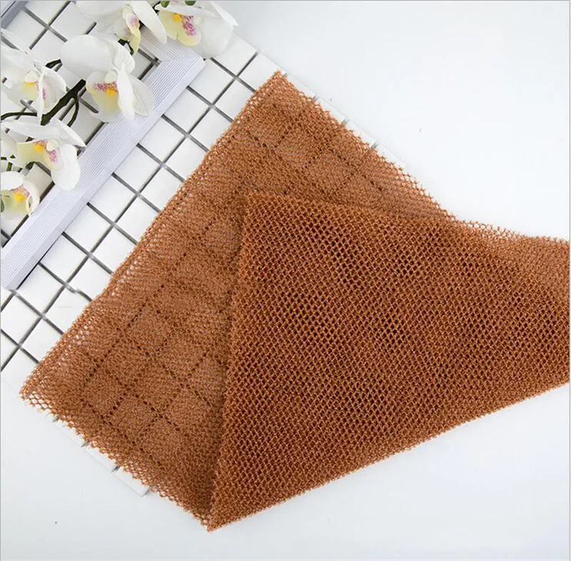 African Net Long Bath Body Exfoliating Long Net Shower Body Scrub Back Scrubber Skin Smoother Beauty Skin Bath Wash