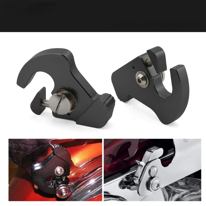 Backrest Luggage Rack Docking Latches Clip Detachable Docking Latches Quick Release Backrest Hardware Accessory Bracket D7YA