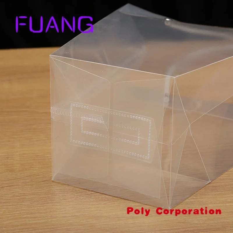 Personalizado Transparente Trapezoid PP Bag Plastic Clear Flower Packing Bag Com Alça