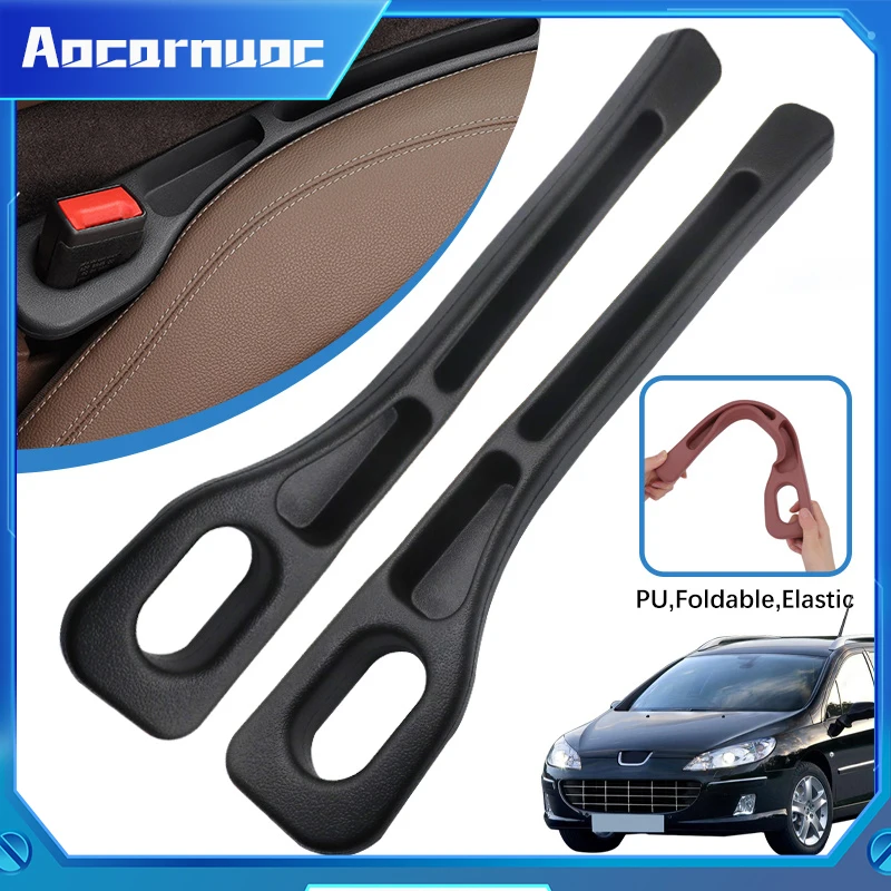 

For Peugeot 407 2004-2011 Car Seat Gap Filler Storage Strip Center Console Side Leak-proof Decorative Accessorie