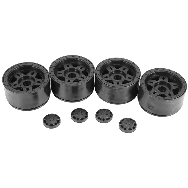 4 SZTUK Plastikowe felgi Beadlock 2.2 do gąsienic 1/10 RC Axial SCX10 Wraith Capra RR10 Traxxas TRX4 D90