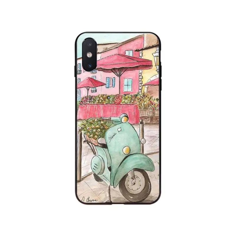 Vespa Scooter  Phone Case For iphone 16 15 14 Pro Max 16 15 14 13 12 Pro 15Plus iphone 11