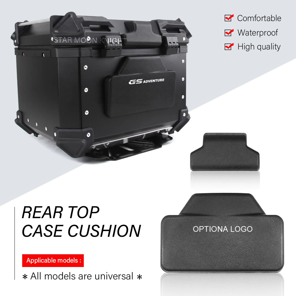 

Универсальный задний Чехол для мотоцикла, подушка, спинка пассажира, комплект ленивых задних накладок для BMW, HONDA, YAMAHA, Suzuki, Harley