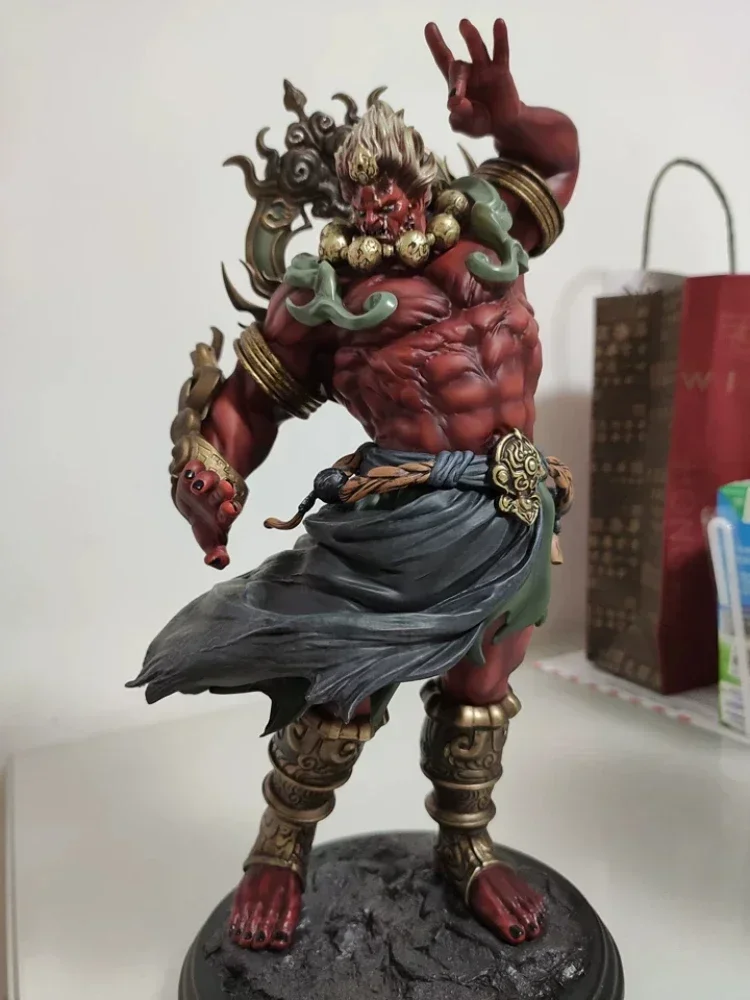 Viagem para o oeste asura jing gang xiang yao figuras de ação escuro oeste coleção modelo resina figura brinquedo jogo meninos presentes brinquedos