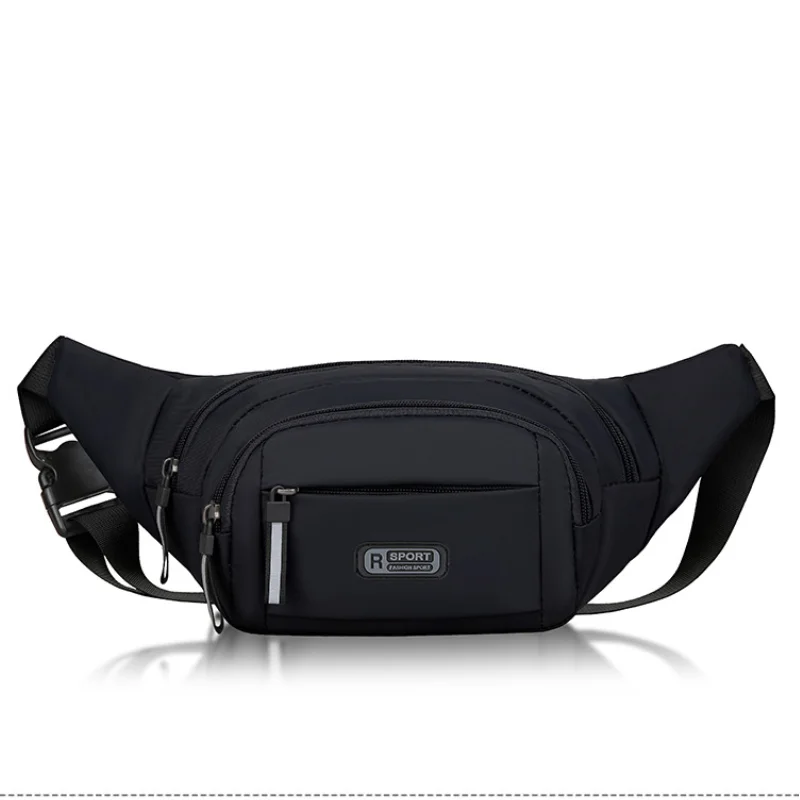 Men's waist bag - adjustable strap, multi-pocket design, outdoor sports daily commuting waist bag, multi-functional travel bag