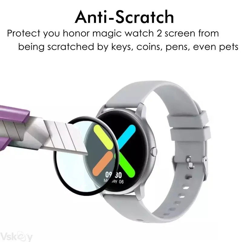 100PCS 3D โค้งนุ่มป้องกันหน้าจอสําหรับ Haylou RT3 RT2 GS LS09A RS3 LS04 LS05 RT LS05S สมาร์ทนาฬิกาป้องกันฟิล์ม