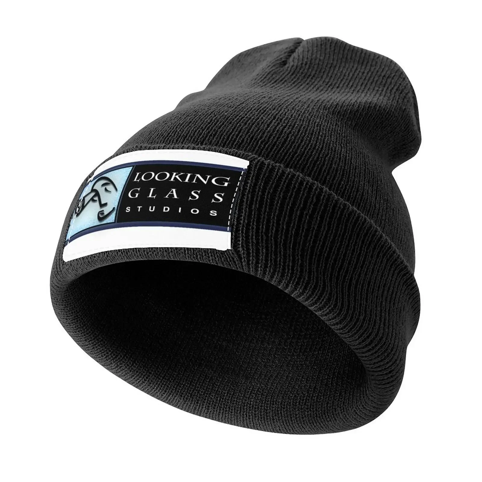 Looking Glass Studios Logo (Colors) Knitted Cap Anime Hat Snapback Cap beach hat Big Size Hat Golf Men Women's