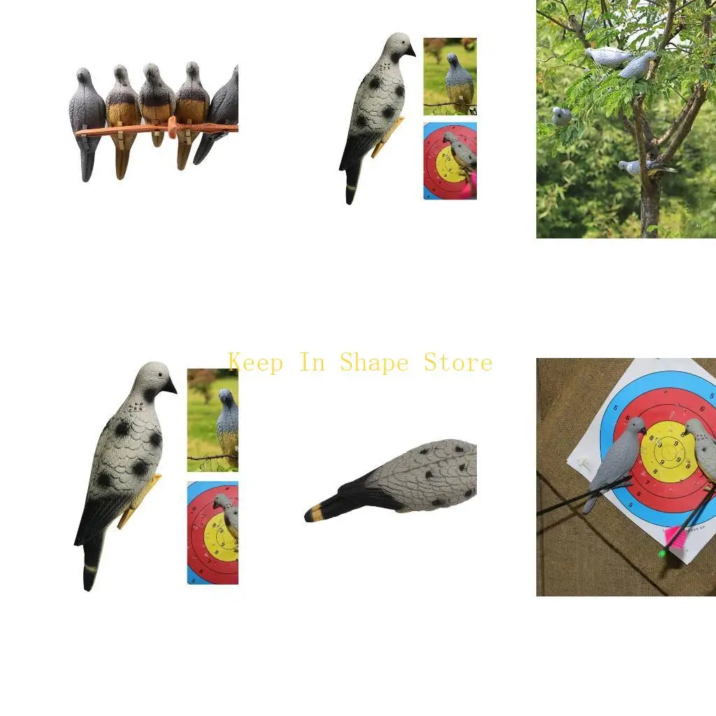 U1JC Foam Simulated Animal Baits Targets Practicing Baits Decoration