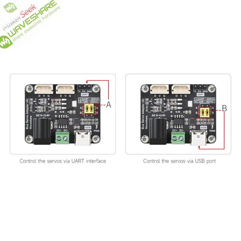 

Makerseek Bus Servo Adapter (A)-SKU-25514-Price without Shipping fee