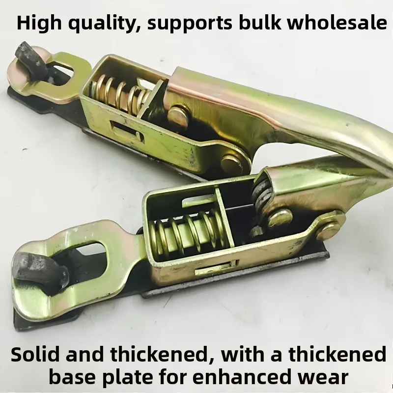 Electric car compartment lock truck electric tricycle spring hand buckle van door handle hook railing buckle hand