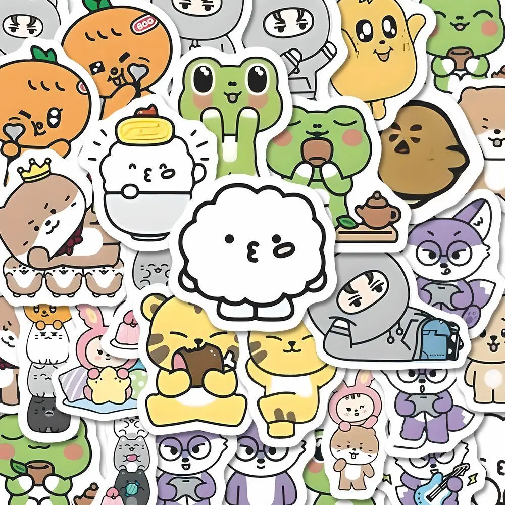 86pcs KPOP Miniteen Cartoon Stickers Cute Animals Creative Images S.COUPS JEONGHAN JOSHUA JUN HOSHI VERNON MINGYU THE8 Stickers