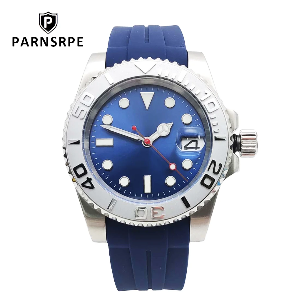 PAPNSRPE 40MM NO LOGO Mens Watches Waterproof  Sapphire NH35 Movement Luxury Men's Watch Mechanical Automatic