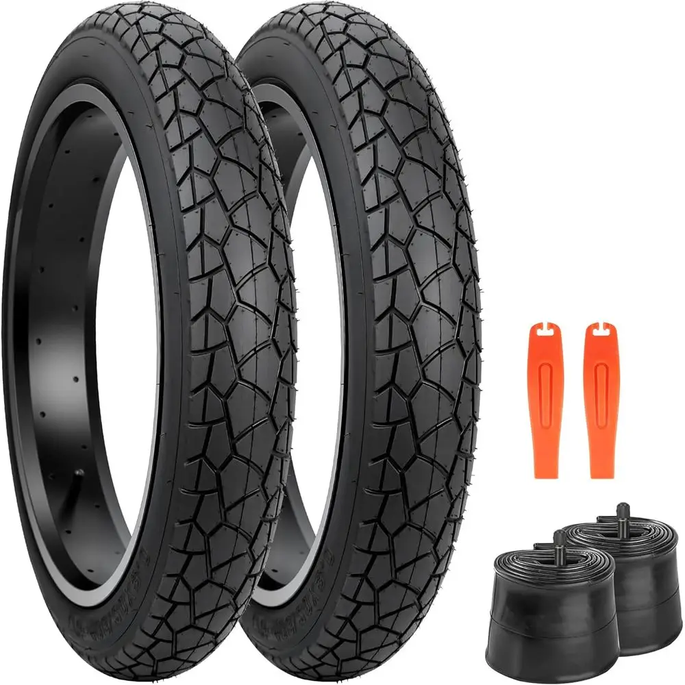 

20 Heavy-Duty Electric Bike Tires, Suitable for Bikes, Scooters, and Tricycles with/without Inner Tubes