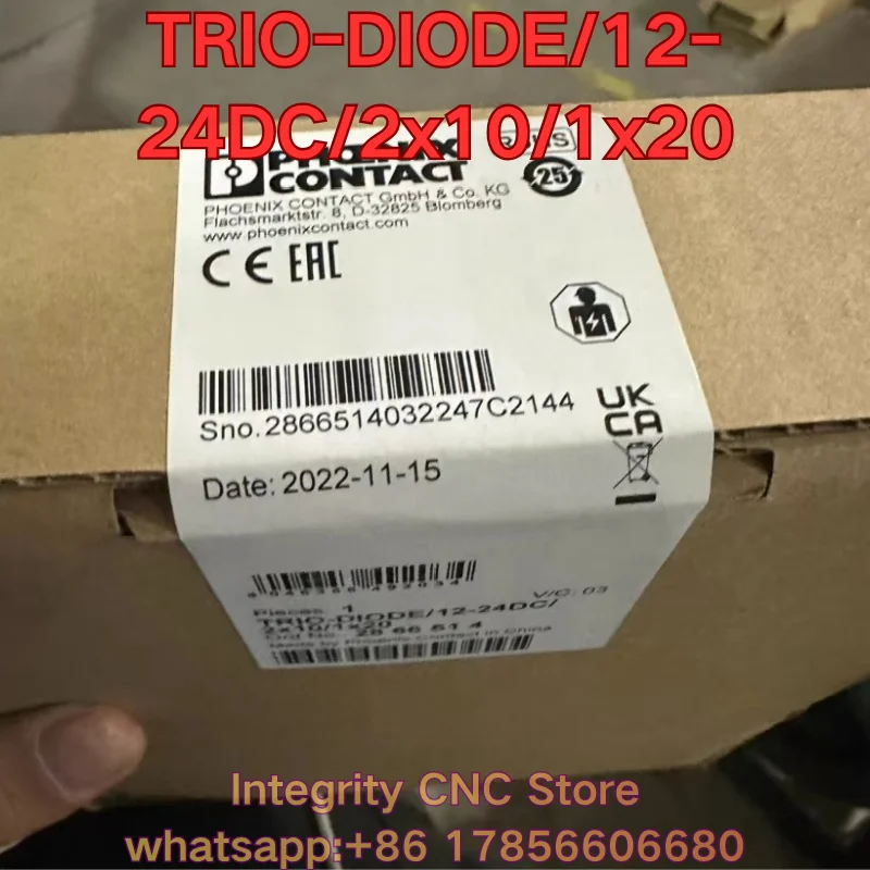 New TRIO-DIODE/12-24DC/2x10/1x20 PLC module 2866514