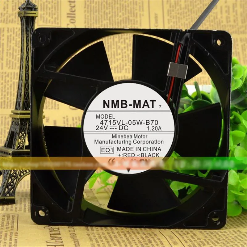 New Cooling Fan For NMB-MAT 4715VL-05W-B70 24V 1.20A 12CM High Air Volume Inverter Fan