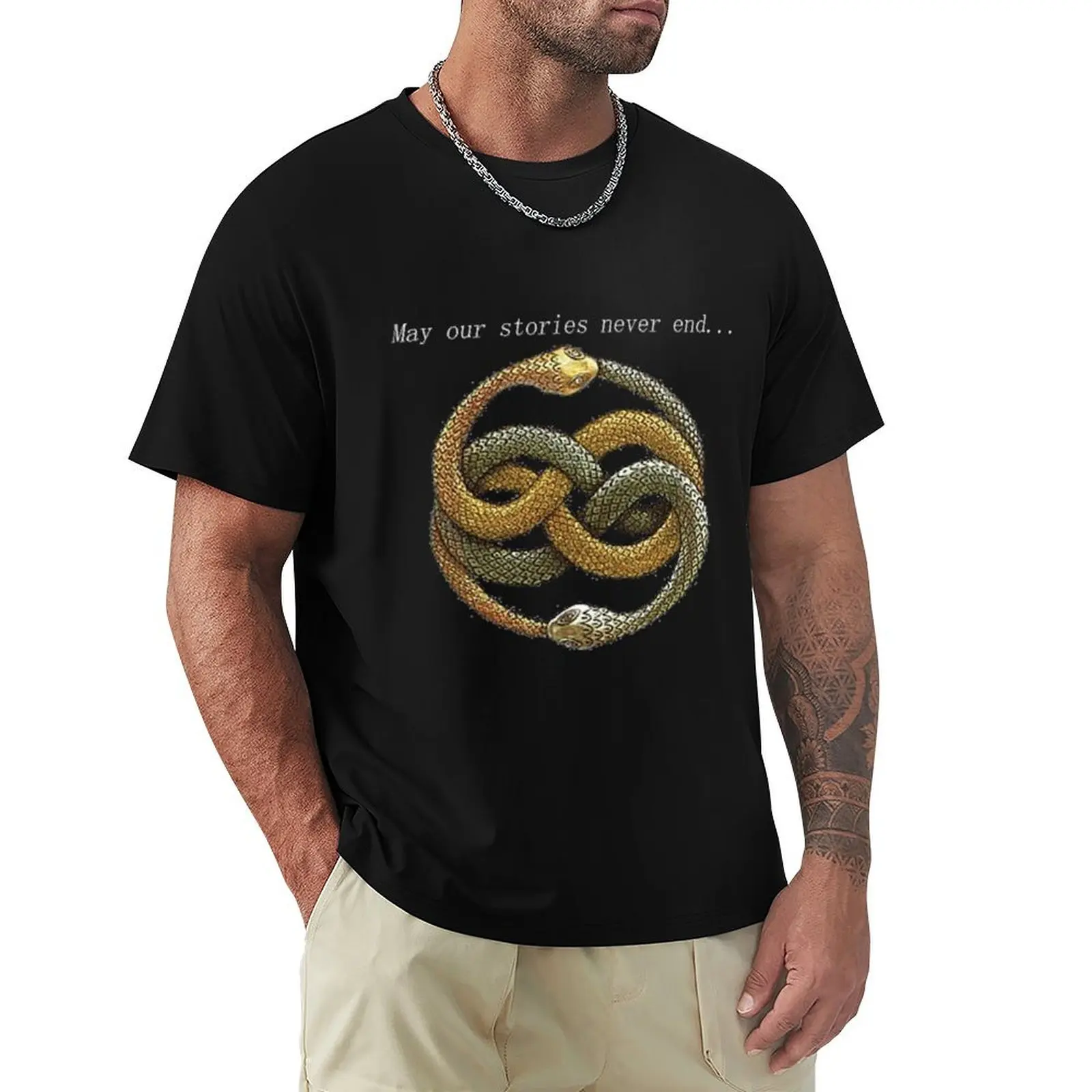 Historia Interminable - Que nuestras historias nunca terminen... Camiseta Deportiva de Manga Corta para Exteriores
