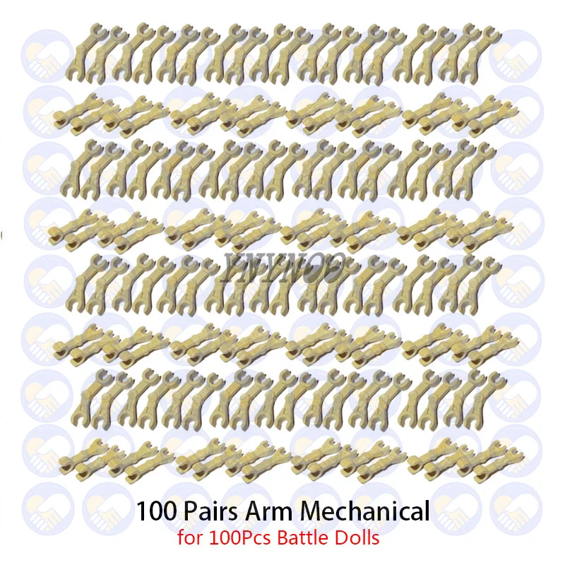 100PCS/lot MOC Bulk Parts Legs Arm Torso Head Mechanical Building Blocks Spare Bricks Toys fit for Super Battle Dolls