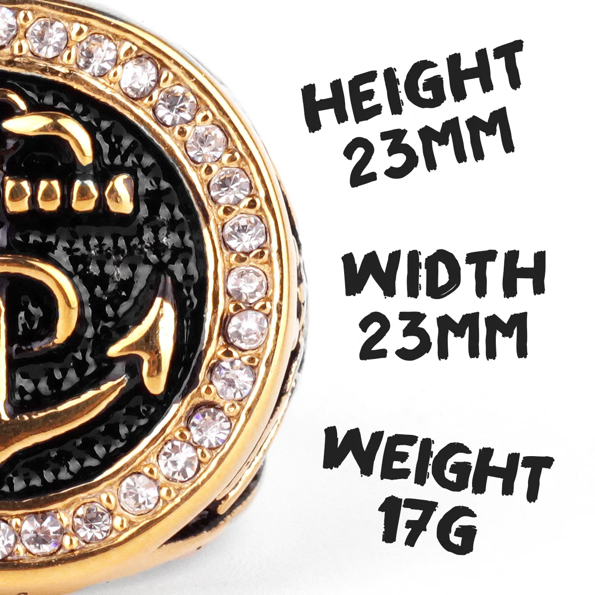 Stainless Steel Men Rings Anchor Navy Ocean Luxury Punk Rock Hip Hop for Biker Male Boyfriend Jewelry Creativity Gift Wholesale