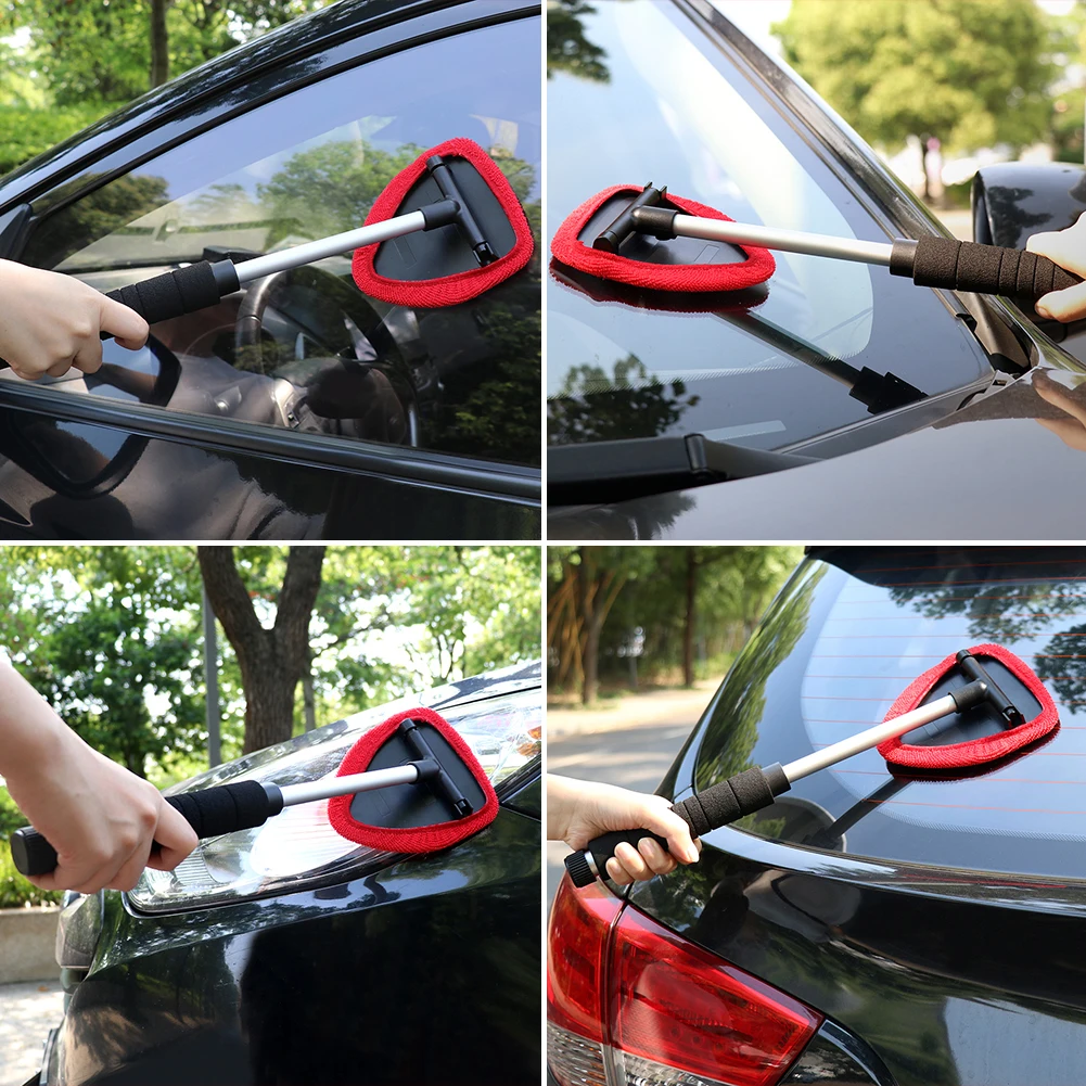 

Professional Car Windshield Wiper Portable Telescoping Window Cleaner Soft Car Scraper Household Cleaning Accessories