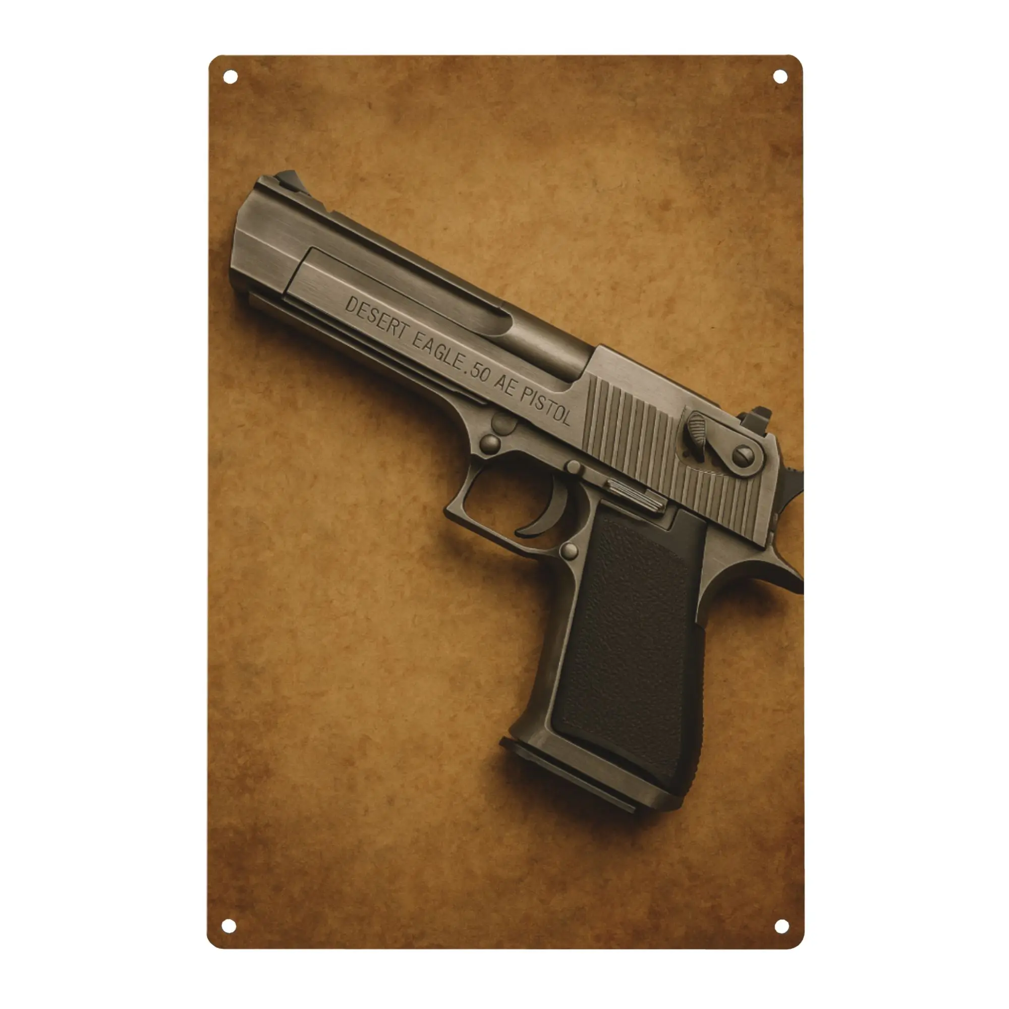 

HD NEW Pistole Zinn Malerei Metall Zeichen Vintage Poster Hause Wohnzimmer Club Party Mann Höhle Kunst Wand Dekorative Malerei