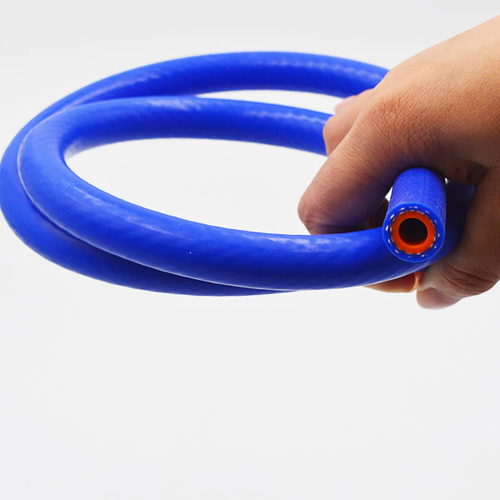 Mangueira de silicone automotiva de 4m, resistente ao calor, tubo de vácuo de alta pressão, ar quente, tubo de água, cilindro de borracha para automotivo