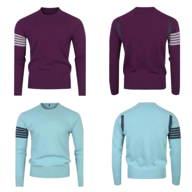 Sweater Golf Men's High Quality Cashmere High Quality Soft Fabric Knitted Sweater Sports and Leisure Versatile Top