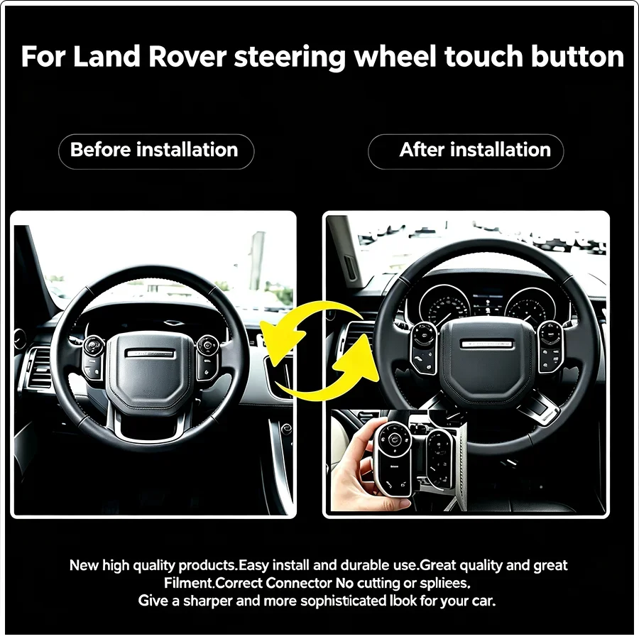 For Range Rover Vogue L405 2013-2017 Range Rover Sport L494 2014-2017 Discovery 5 LR5 2017-2021 Steering Wheel Control Buttons