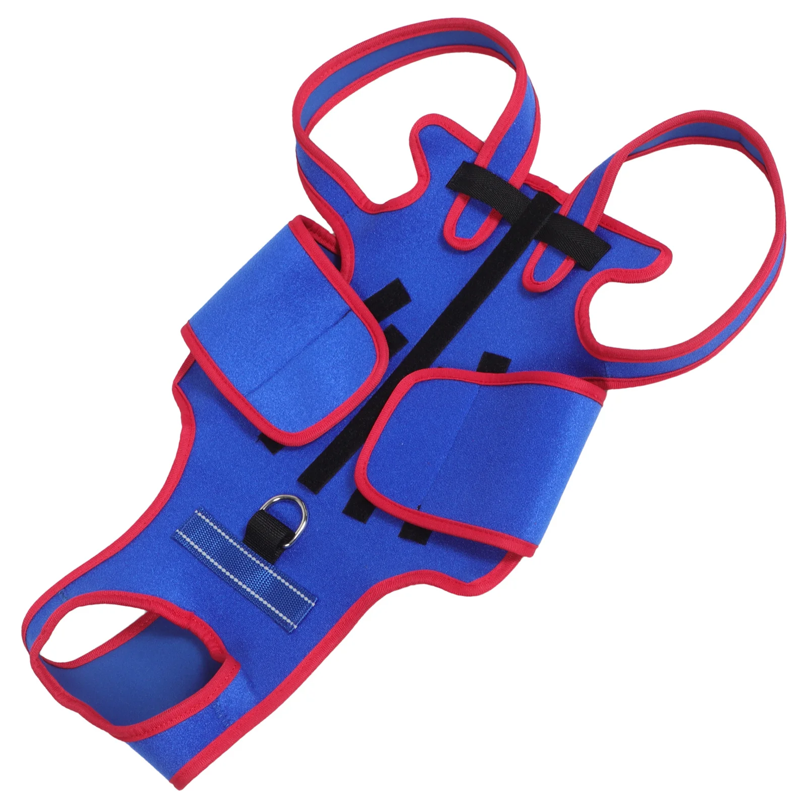 

1pcs Pet Vest Blue Dog Back Brace For Small To Medium Dogs Cervical Protection Canine Lumbar Stabilizer Recovery