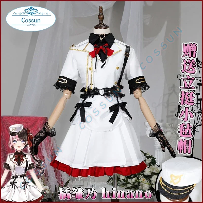 NIJISANJI Vtuber VSPO Hinano Tachibana Cosplay Costume Halloween outfits Women New Suit Uniform