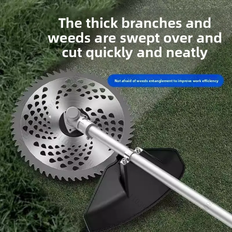 

Rear brushless lawn mower, small weeding machine, rechargeable lawn trimmer, multi-function weed mower