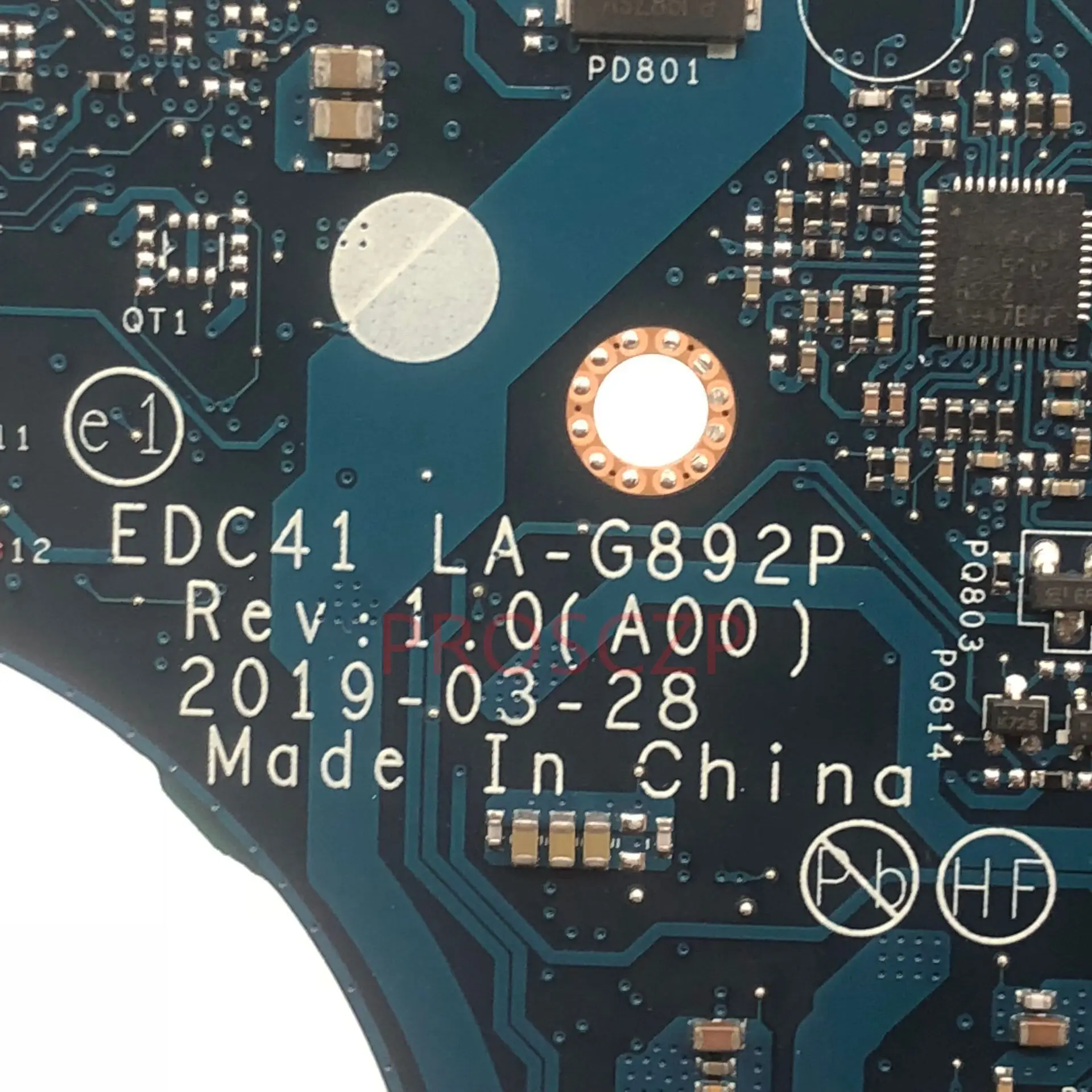 

05T75M 5T75M CN-05T75M Mainboard FOR DELL Latitude 5400 Laptop Motherboard With SRF9Z i5-8365U CPU LA-G892P 100% Working Well