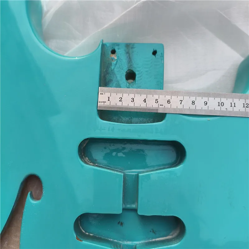 Lake Blue 6 Strings ST Style F Hole Alder Electric Guitar Body  3s Route  BJ848