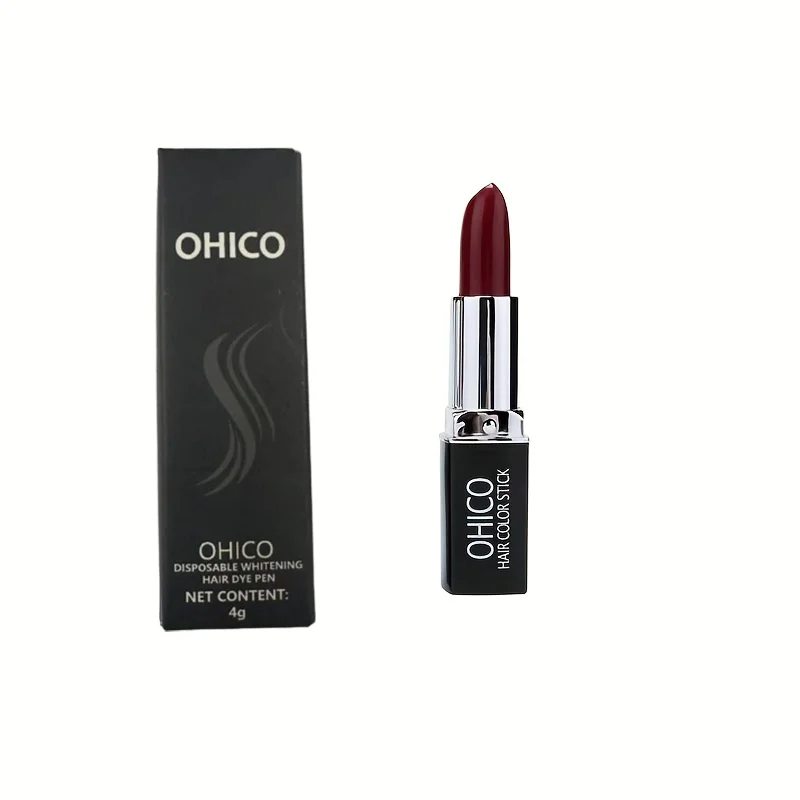 Hair color pens, hair sticks, long-lasting and fast temporary hair dye coverage, white hair dye non-toxic hair dyeing