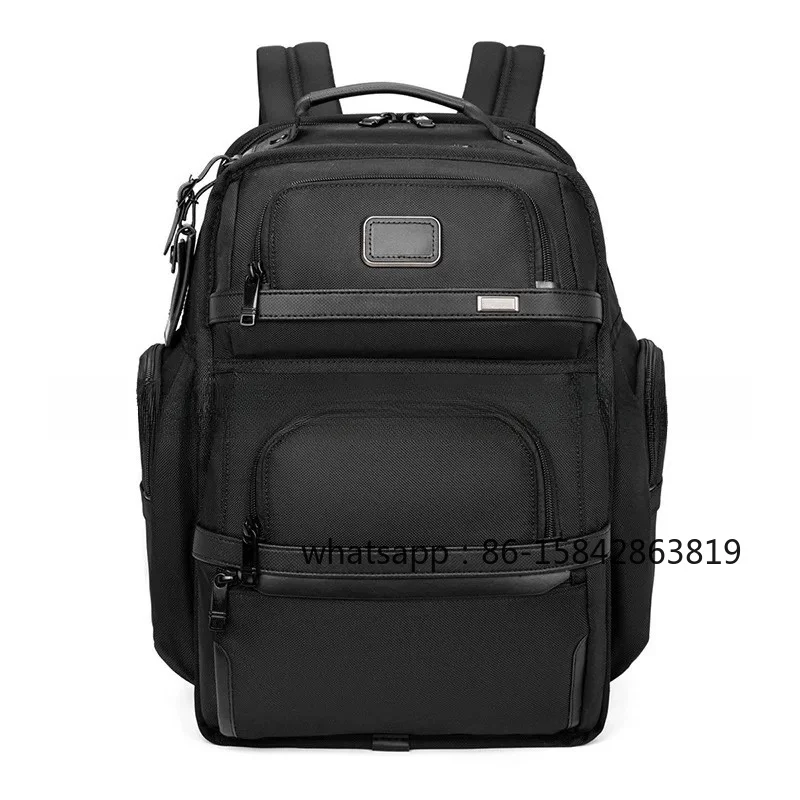 

Men's Business Backpack Ballistic Nylon Large Capacity Computer Backpack 2603578 Black High Quality