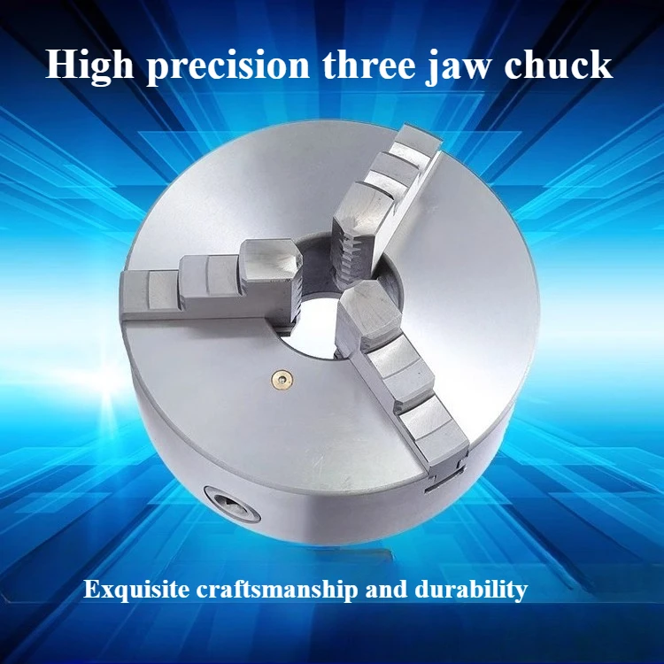 

Трехкулачковый патрон, прецизионный К11-80/100/125/160/200/250, три еврофланец токарного станка