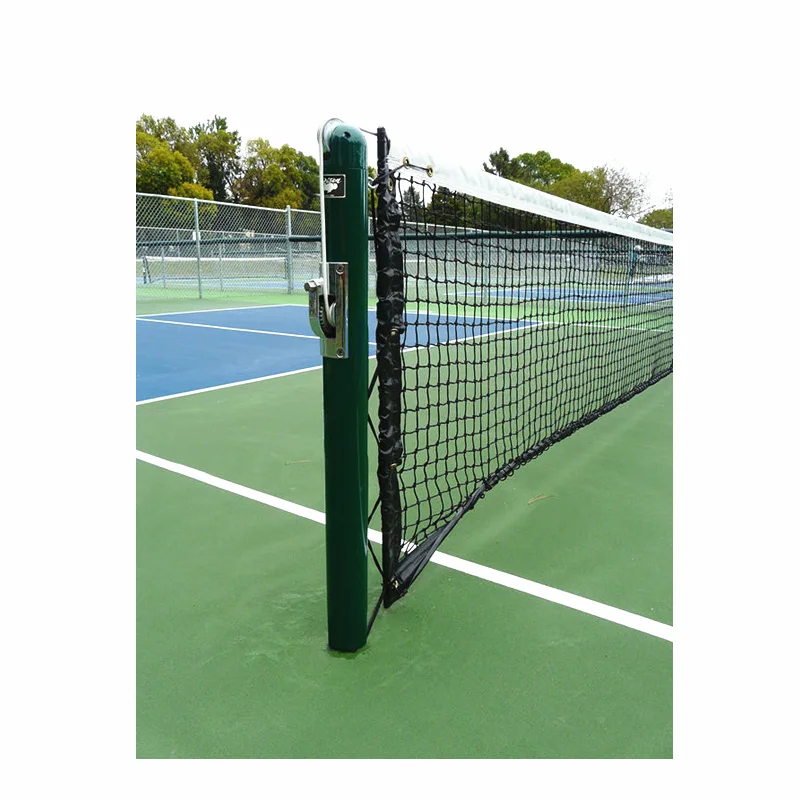 

Wholesale Pickleball Pole Sports Equipment Portable Tennis/Pickleball Net System in Ground Pickleball Net Posts
