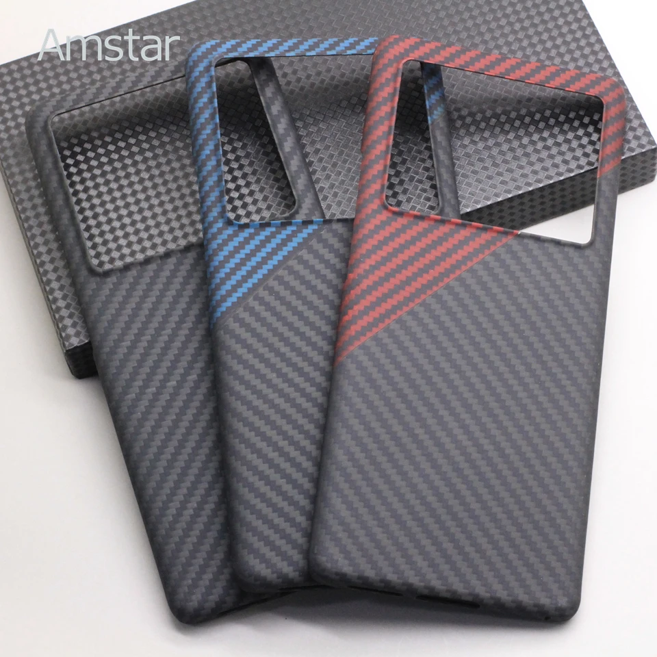 Amstar Multicolor Carbon Fiber Protective Case for VIVO X80 Pro High Quality Aramid Fiber Ultra-thin Anti-drop X80 Carbon Cover