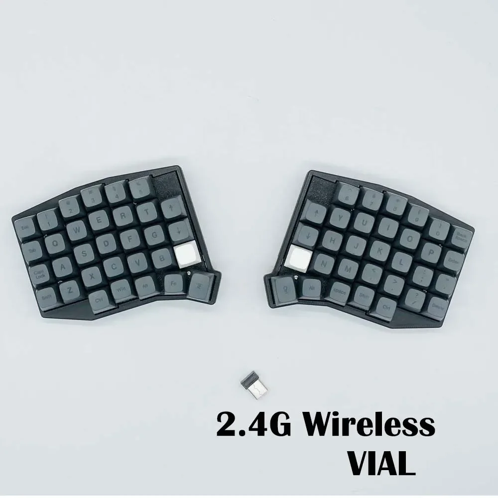 Sofle66 Split Mechanical Keyboard Hot-swap Sofle Kit 2.4G Single Mode Wireless MX Keyboard Ergonomics VIAL Programmable