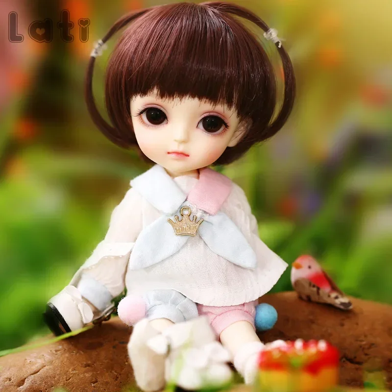 Happy Lati Yellow Oueneifs Work 1/8 BJD SD Resin Figures Body Model Baby Girls Hot Dolls Eyes High Quality Toy Gifts