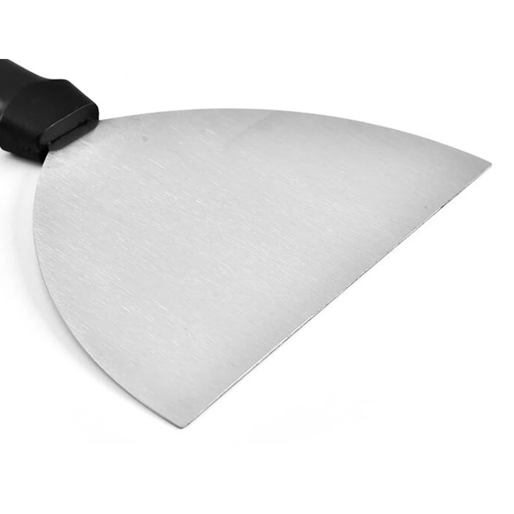 

Semicircle Steak Stainless Steel Large Size Pizza Server Cake Stainless Steel Scraper Transfer Tool Kitchen Barware Set