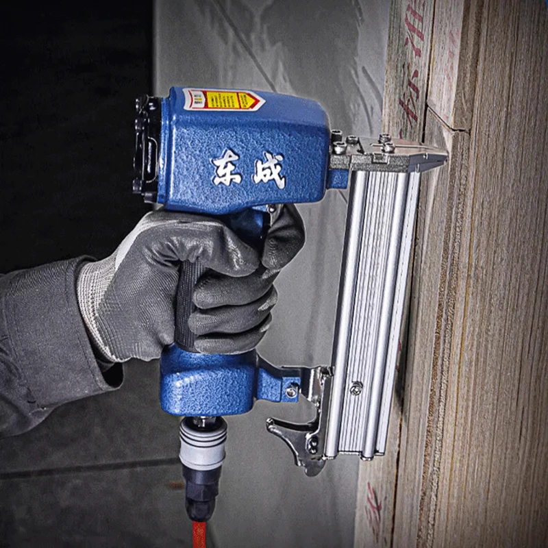 Dongcheng FF05-P625 Air Pin Nailer. 4-8 Bar Air Stapler for Grain Nail 100Pcs Air Nailer. Length 10-25mm Mosquito Nail Pneumatic