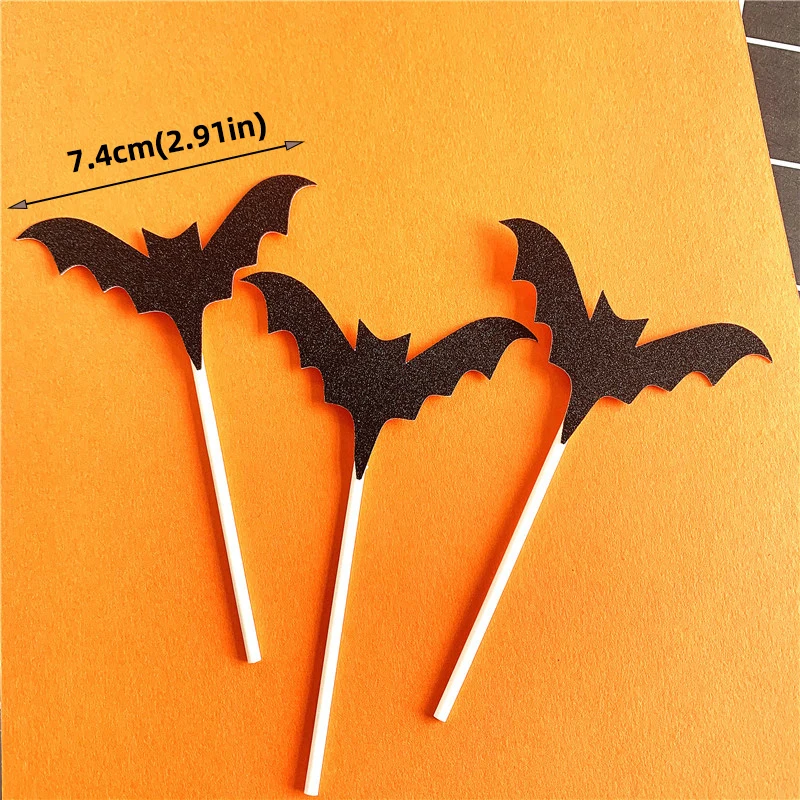 Halloween-Kuchenaufsatz, Kürbis, Junge, Mädchen, Geisterburg, Spukhäuser, Cupcake-Aufsatz für fröhliche Halloween-Partyzubehör, lustige Puppen – Detail 19
