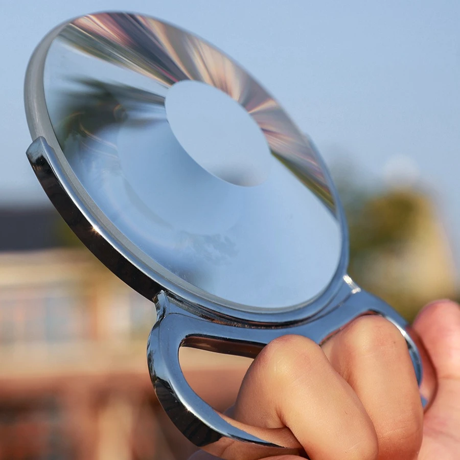 

90mm Camera Filter Prism Handheld Vortex Halo Special Effects Photography Foreground Blur Props Dslr Micro Lens Accessories