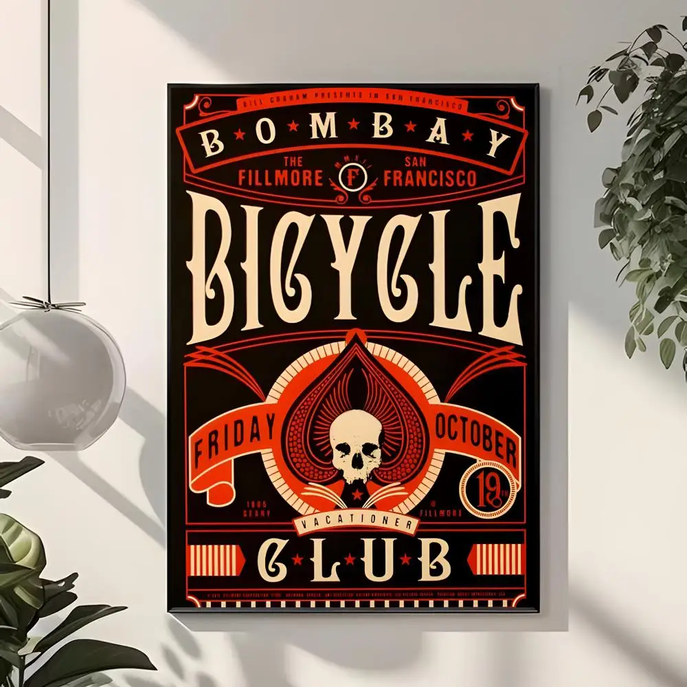 Indie Band B-Bombay Bicycle Club Poster Modern Home Decor & Interior Design | Wall Art Collection