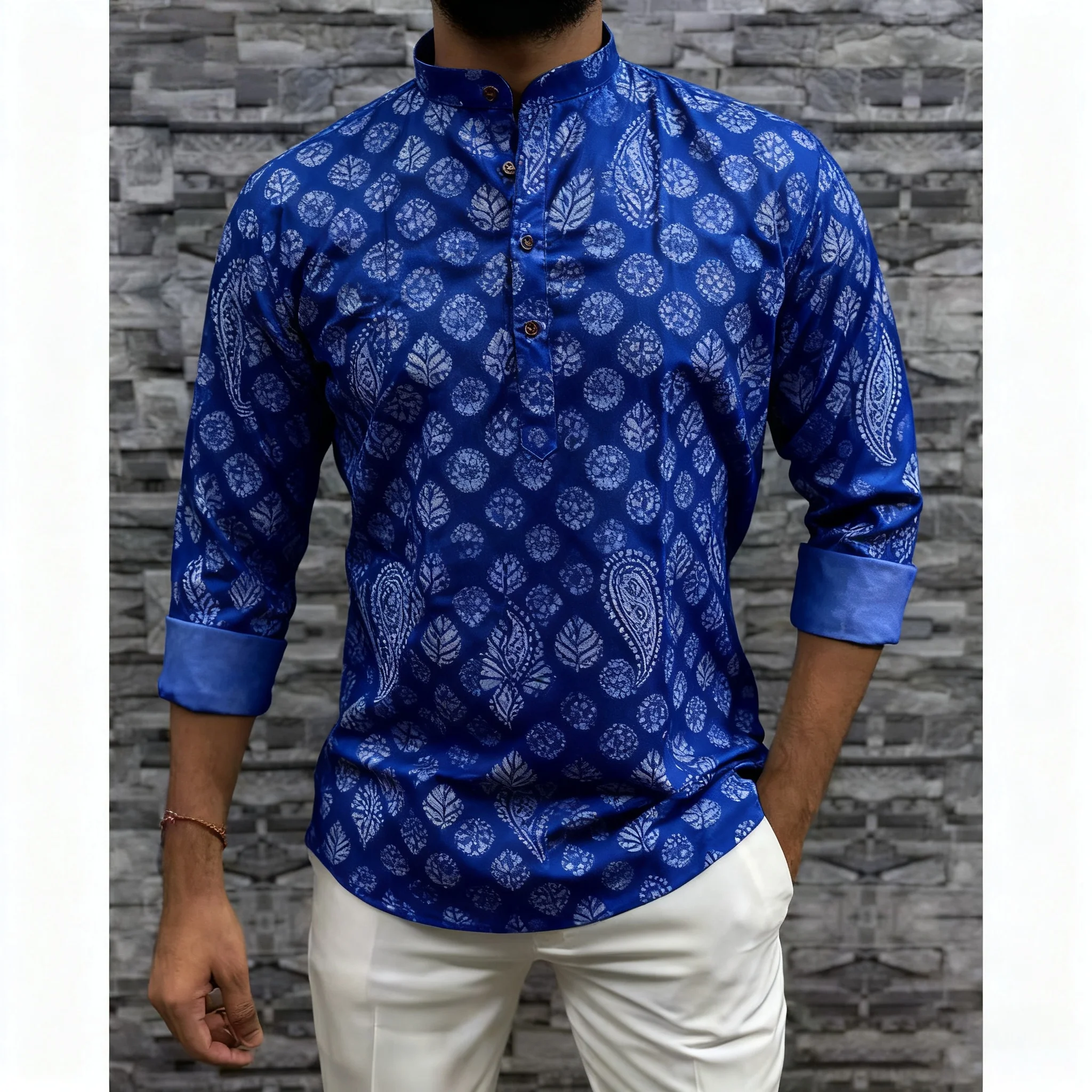 Homens soltos camisa muçulmana primavera suporte camisas casuais kaftan manga longa thobe camisa ropa árabe de hombre roupas muçulmanas para homem